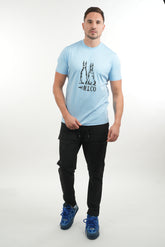 Two Dogs Baby Blue Tee